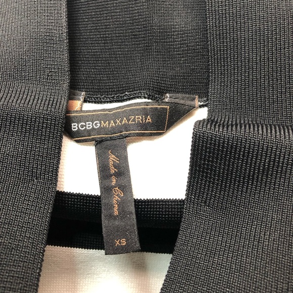 BCBGMAXAZRIA - Striped Bandage Skirt - Picture 4 of 4